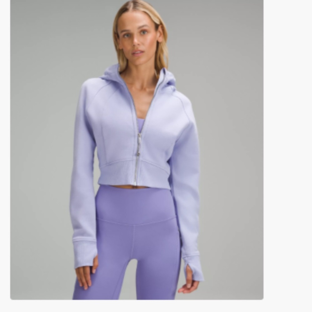 Lululemon Scuba Full-Zip Cropped Hoodie - new without tags.